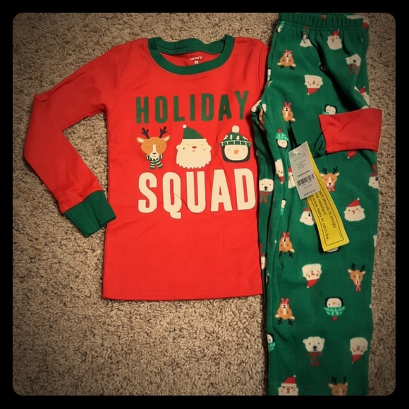 Carter's Other - Carter's boy holiday pajamas set